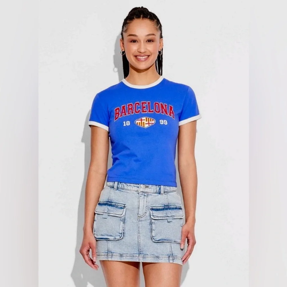 Barcelona Short Sleeve Baby Tee - Picture 2 of 7